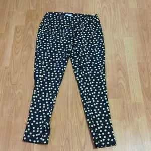 Stretch Leggings Black Polka Dot Mudpie Pants